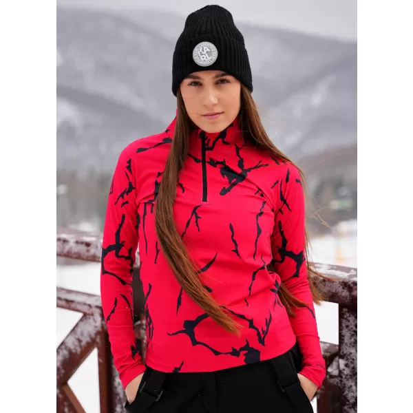  Ženska premium funkcionalna termo jopica ALTISPORT VOJ/ALW052TER03 RDEČA 