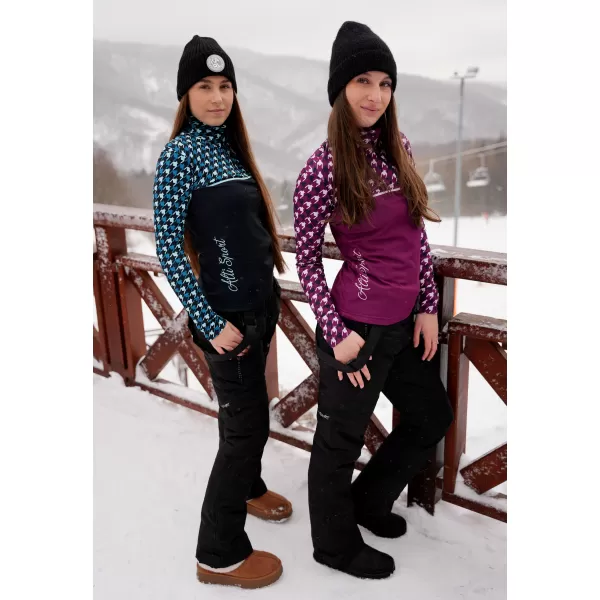  Ženska premium funkcionalna termo jopica ALTISPORT VOJ/ALW048TER03 VIJOLIČNA 