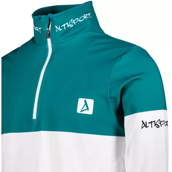  Moški vrhunski funkcionalni termo pulover ALTISPORT VOJ/ALM051TER03 KEROZIN/ČRNA 