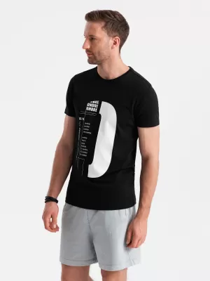 Srajca OMBRE OM-TSPT-0166 ČRN