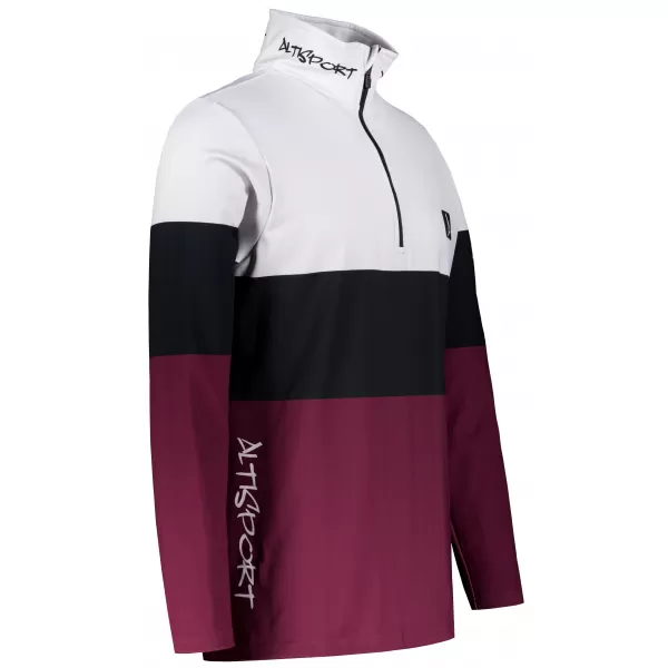  Moški vrhunski funkcionalni termo pulover ALTISPORT VOJ/ALM051TER03 BORDO 