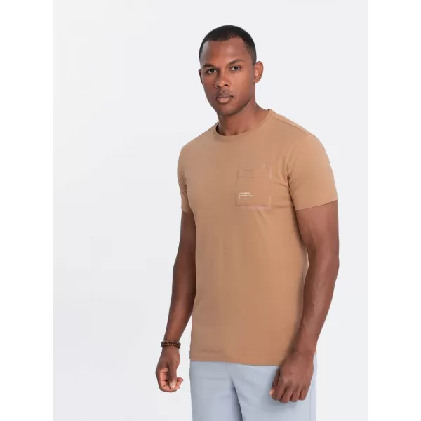  Srajca OMBRE OM-TSPT-0154 SVETLO RJAVA 