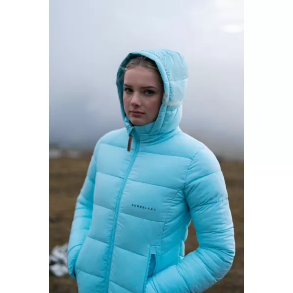  Ženski zimski plašč NORDBLANC MOMENTS NBWJL8076 SVETLO MODRA 