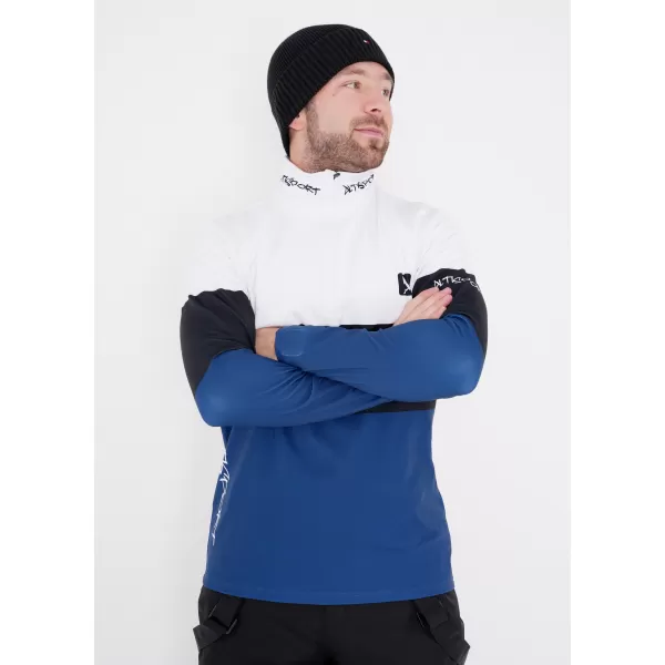  Moški vrhunski funkcionalni termo pulover ALTISPORT VOJ/ALM051TER03 BELO MODRA 