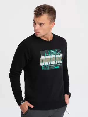 Moška jopica OMBRE OM-SSPS-0156 ČRN