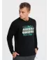 Moška jopica OMBRE OM-SSPS-0156 ČRN