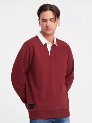 Moška jopica OMBRE OM-SSNZ-0132 MAROON