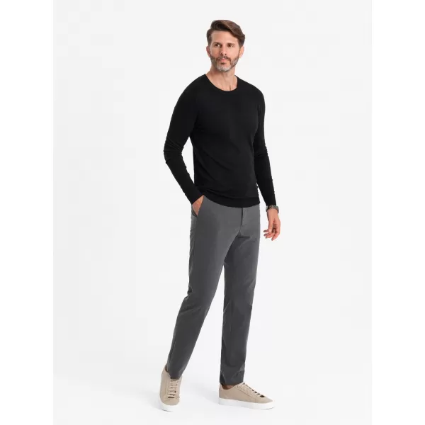  Moški pulover OMBRE OM-SWBS-0106 ČRN 