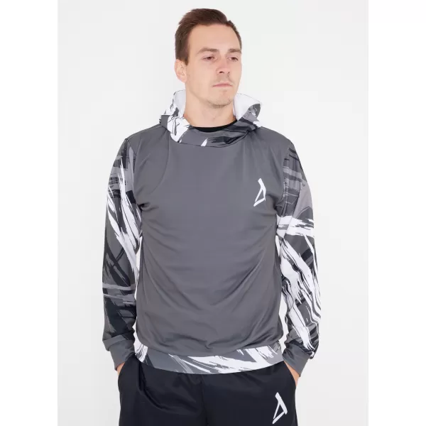  Moški vrhunski funkcionalni pulover ALTISPORT VOJ/ALM039MI01 SIVA 