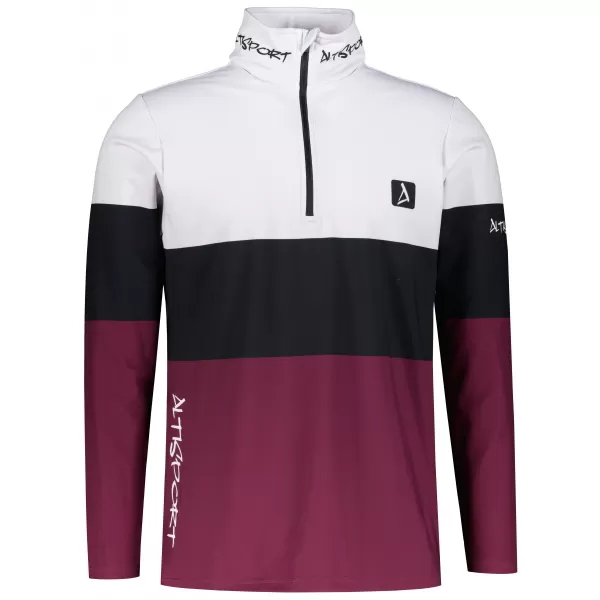  Moški vrhunski funkcionalni termo pulover ALTISPORT VOJ/ALM051TER03 BORDO 