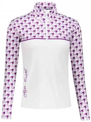 Ženska premium funkcionalna termo jopica ALTISPORT VOJ/ALW048TER03 BELA/VIJOLIČNA