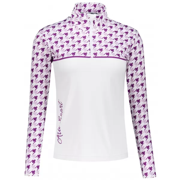  Ženska premium funkcionalna termo jopica ALTISPORT VOJ/ALW048TER03 BELA/VIJOLIČNA 