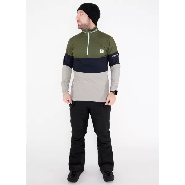  Moški vrhunski funkcionalni termo pulover ALTISPORT VOJ/ALM051TER03 KAKI 