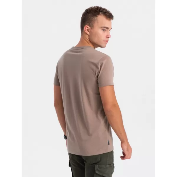  Srajca OMBRE OM-TSPT-0166 SVETLO RJAVA 