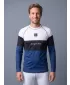 Moška premium termo majica z dolgimi rokavi ALTISPORT VOJ/ALM051TER01 BELO MODRA