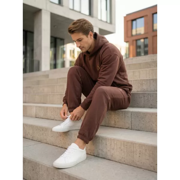 Moški pulover ALTISPORT BYB/ALM002BY284 ČOKOLADNO RJAVA 