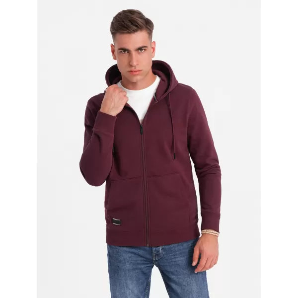 Moška jopica OMBRE OM-SSBZ-0160 MAROON 