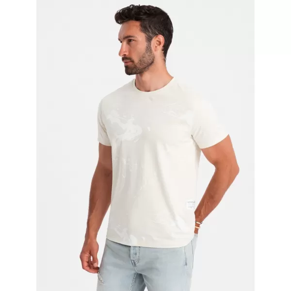  Srajca OMBRE OM-TSFP-0184 SMETANA 