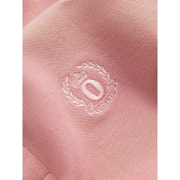  Moška T -majica z ovratnikom OMBRE OM-POBS-0100 TEMNO ROZA 