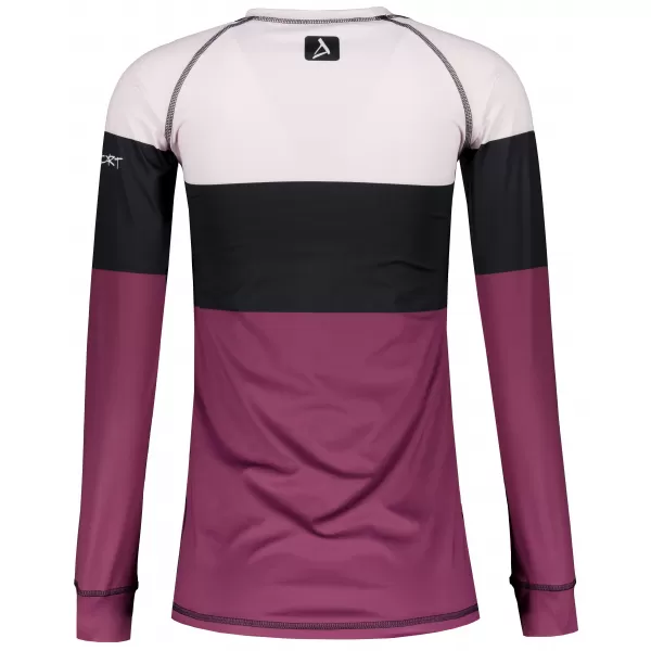  Ženska vrhunska funkcionalna termo majica z dolgimi rokavi ALTISPORT VOJ/ALW051TER01 BORDO 