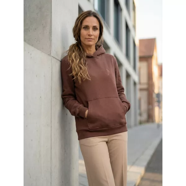  Ženski pulover ALTISPORT BYB/ALW002BY289 ČOKOLADNO RJAVA 