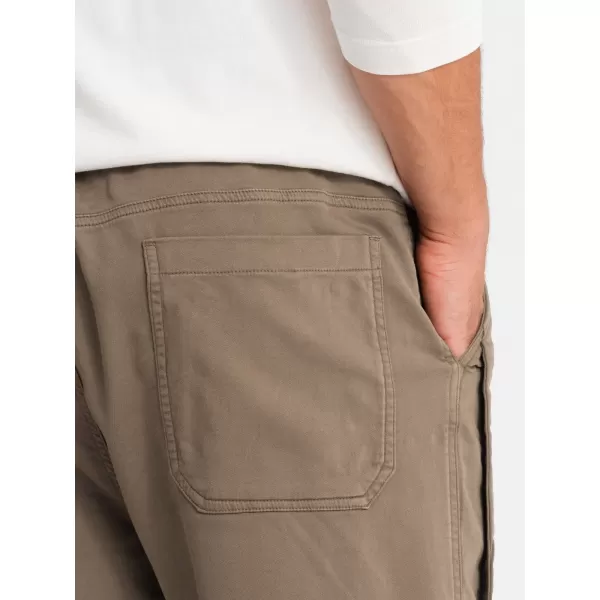  Moške sledilne obleke OMBRE OM-PAJO-0202 TEMNO RJAVA 