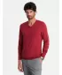 Moški pulover OMBRE OM-SWBS-0107 RDEČA