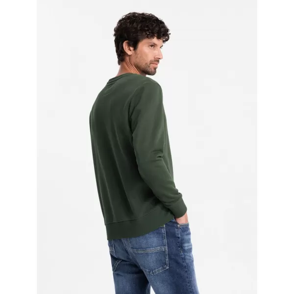  Moška jopica OMBRE OM-SSNZ-0136 TEMNO ZELENA 