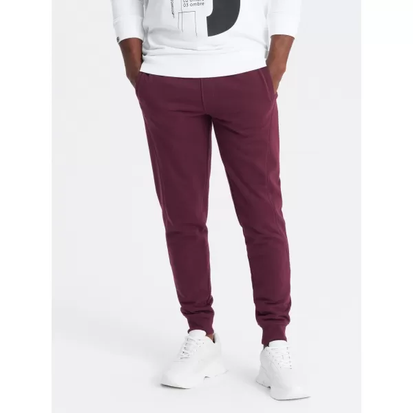  Moške sledilne obleke OMBRE OM-PABS-0174 MAROON 