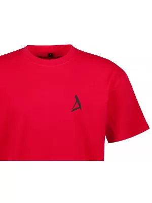 Moška prevelika majica s kratkimi rokavi ALTISPORT BYB/ALM002BY102 RDEČA
