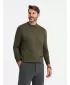 Moški pulover OMBRE OM-SWTN-0100 KHAKI