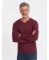 Moška T -majica z dolgim ​​rokavom OMBRE OM-LSBL-0108 MAROON