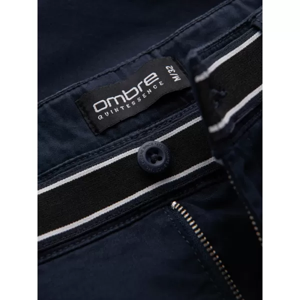  Hlače OMBRE OM-PACP-0118 MORNARSKO MODRO 