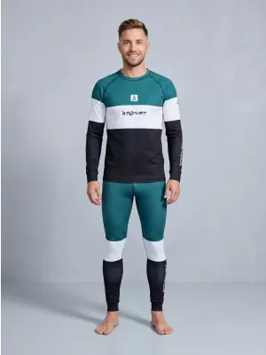 Moške premium funkcionalne termo hlače ALTISPORT VOJ/ALM051TER02 KEROZIN/ČRNA