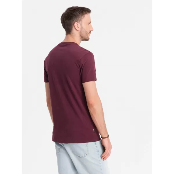  Srajca OMBRE OM-TSCT-0108 MAROON 