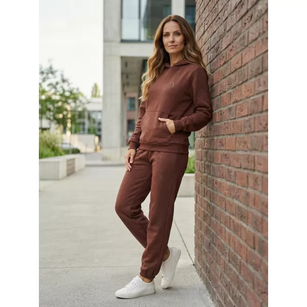  Ženski pulover ALTISPORT BYB/ALW002BY289 ČOKOLADNO RJAVA 