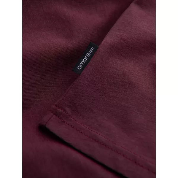  Srajca OMBRE OM-TSBS-0146 MAROON 
