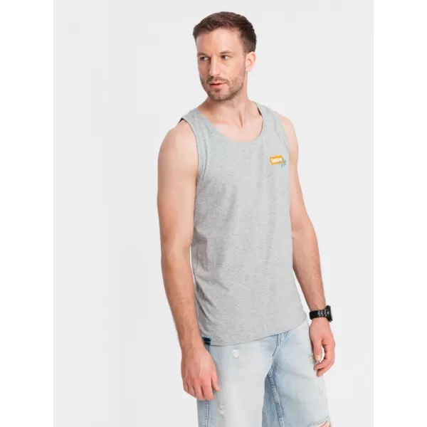  Tank Top OMBRE OM-TSTT-0191 SIVA MELANGE 