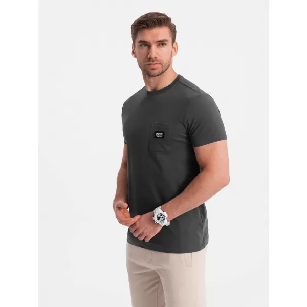  Srajca OMBRE OM-TSCT-0109 GRAFIT 