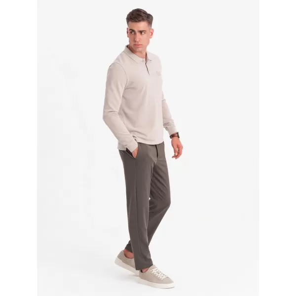  Srajca OMBRE OM-POLS-0131 PEPEL 