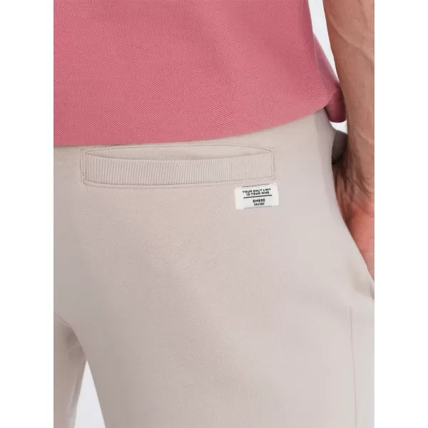  Kratke hlače OMBRE OM-SRBS-0139 LAHKA BEŽ 