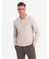 Srajca OMBRE OM-POLS-0131 PEPEL