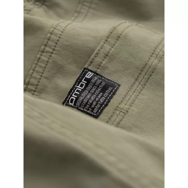  Hlače OMBRE OM-PAJO-0125 KHAKI 