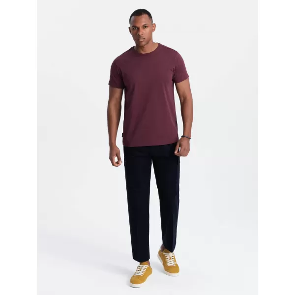  Srajca OMBRE OM-TSBS-0146 MAROON 