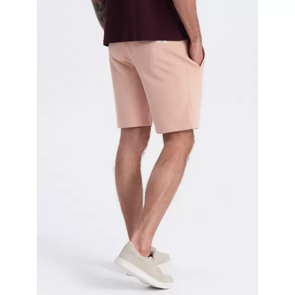  Kratke hlače OMBRE OM-SRBS-0139 V PRAHU ROZA 