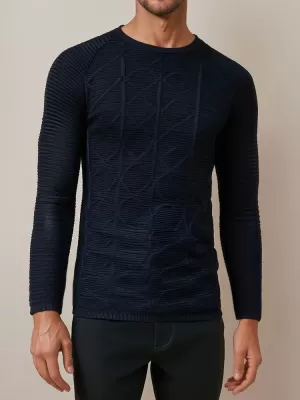 Moški pulover DSTREET wx2300 TEMNO MODRA