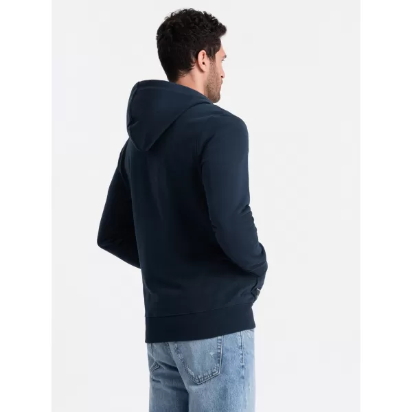  Moška jopica OMBRE OM-SSBZ-0160 MORNARSKO MODRO 