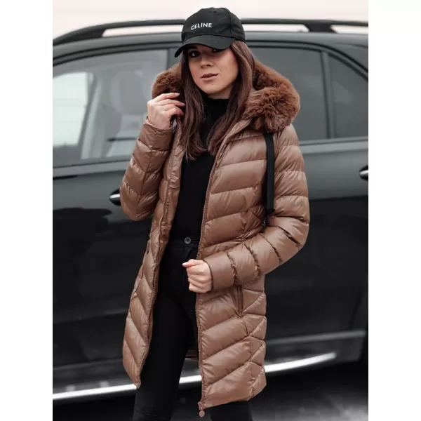  Plašč DSTREET CRYSTAL TY4774 KARAMELA 
