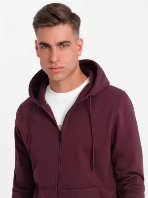 Moška jopica OMBRE OM-SSBZ-0160 MAROON