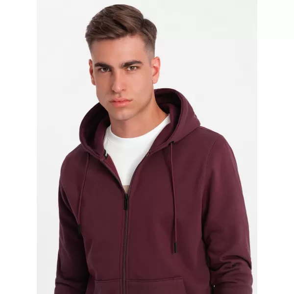 Moška jopica OMBRE OM-SSBZ-0160 MAROON 